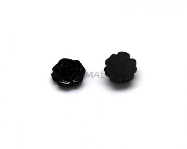 Resin. Cabochon. Flower.11x5mm.