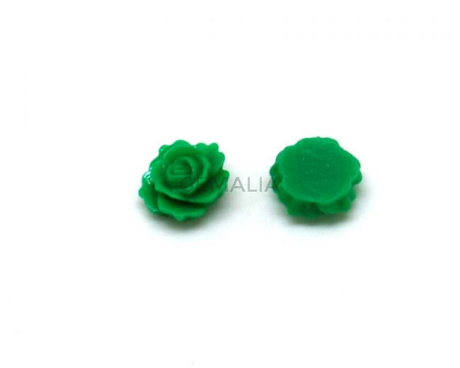 Resin. Cabochon. Flower.11x11x4mm. 1