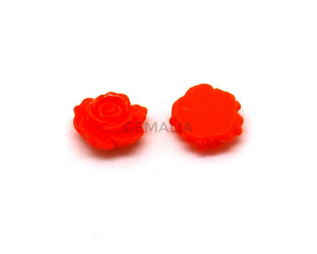 Resin. Cabochon. Flower.11x11x4mm. 1