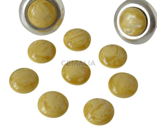 Resin. Cachobon. 12mm. Light yellow. Best Quality.