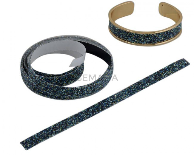 57000 SWAROVSKI Crystal Fabric IT. Self-adhesive. 10mm. Aurore Boreale