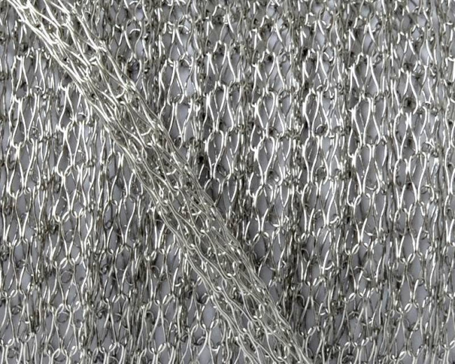 Stainless Steel 304. Wire Lace Ribbon. Round. 4mm. Silver Color.