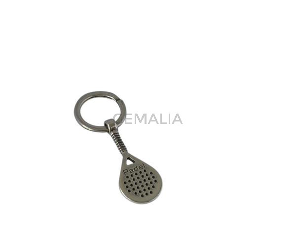 Paddle Key chain. Blade 52x23mm. Silver