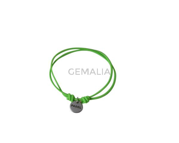 Paddle bracelet elastic and adjustable. Fluor Green. Best Quality