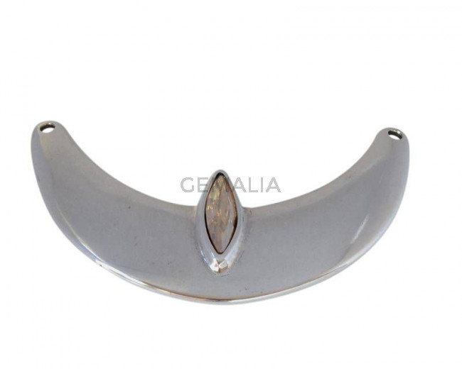 Swarovski and Zamak necklace Golden Shadow 130x82mm - Inn.4.5mm