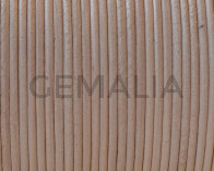Round Leather Cord. 1.5mm. Natural. Best Quality.