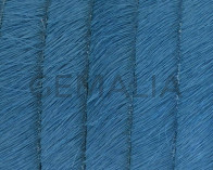 Colored cow hair Flat leather cord. 10mm. turq. Best Quality.