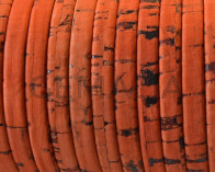 Flat Cork. 5x1.5mm. Orange-t. Best Quality.