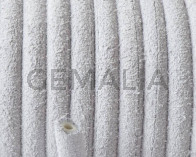 Round Leather cord. 5mm. White. Hollow. Inn.1.5mm.approx. Best Quality.