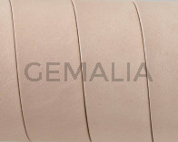 Flat Leather cord. 20x1.5mm. Natural. Best Quality.