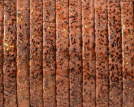 Flat Leather cord. 5x1.5mm. Points. Best Quality.