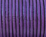 Flat Leather. 3x1.5mm. Purple. Best Quality