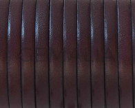 Flat leather cord 5x1,5mm. Garnet. Best Quality.