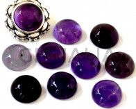 Amethyst. Cabochon. 12mm.