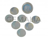 Opal. Synthetic. Cabochon. 12mm.