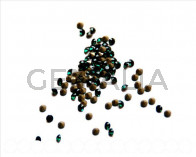 Swarovski. Xilion Chatons 3mm. Emerald.