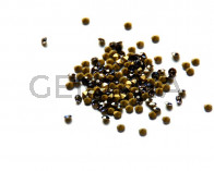 Crystal. Rhinestone Chaton. 2,9-3mm. Black Diamond.