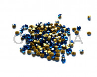Crystal. Rhinestone Chaton. 4-4,1mm. Light Sapphire . 144 Ud.