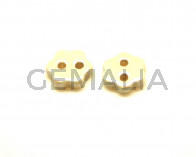 Ceramic.Button. 20mm. Cream color. Ir. Inn.3mm. approx.