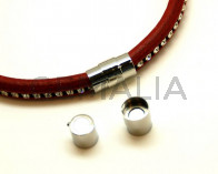 Stainless steel. Magnetic Clasps. Oval.19x12mm. Inn.10mm.