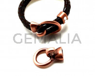 Zamak. Clasp. 33x23mm. Antique copper.  Inn.10x5mm.