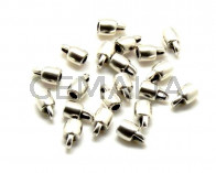 Zamak. Ending. 6x9.5mm. Silver color. Inn.3mm.