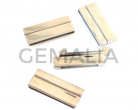 Stainless steel 304. Magnetic clasp.42x15x5mm.Silver color.Inn.40x3mm.
