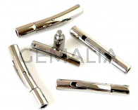Stainless steel 304. Clasp. Tube. 26x4mm. Silver color. Inn.2mm.
