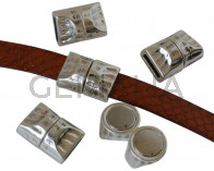 Zamak. Magnetic clasp. 19x12mm. Silver. Inn.10x2.5mm.