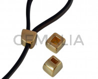 Zamak ending. 7x7.5mm. Silver. Inn.3x2mm