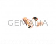 925 SILVER. Tube, 12x6mm. - hole 3.2mm.