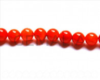 Coral BeadsNatural, Round -11mm. Sold per 16-inch strand.