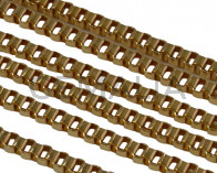 Stainless Steel Square Chain 2mm. Stainless Steel 304. Gold