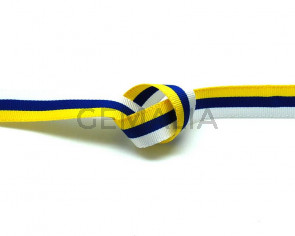 Ribbon. Flag. 12mm. Canary Islands. Best Quality.