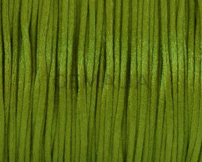 Nylon cord. 1mm. Olive green.