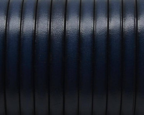 Flat Leather cord 5x1.5mm. Navy blue3. Best Quality. Bulk Price.