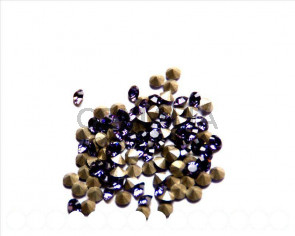 Swarovski. Xilion Chatons 4mm. Tanzanite.