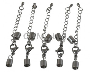 Stainless steel 304.Ending-Lobster.42mm/13x9x4mm/3.5x6x0.5mm.Inn.5mm.