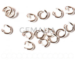 925 SILVER. Jumprings -6,7x1,3mm.