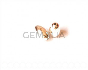 925 SILVER. Oval, 13x8mm. - hole 1.6mm.