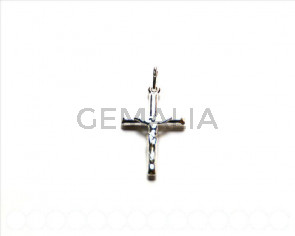 925 SILVER. Pendant. Cross. 29x17mm. Hole: 5x4mm.