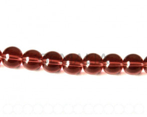 Glass beads. Round, 10mm. Light purple. 13-14-Inch Strand.