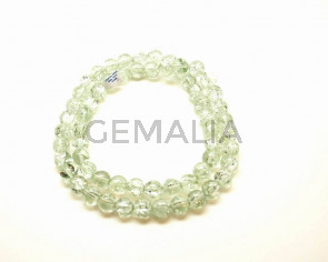 Crackle Glass. Round, 14mm, Sold per 32-Inch Strand.